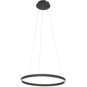 Hanglamp Ringlux cirkel 60cm zwart