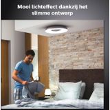 Philips Hue Still plafondlamp White Ambiance zwart Bluetooth incl. 1 dimmer switch