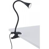 Klemlamp Viper Zwart LED