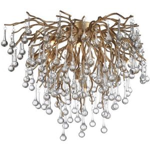 Plafondlamp Icicle Messing Middel