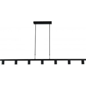 Hanglamp Bounce 7lichts zwart 180 cm