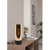 Eglo - Keyns - Tafellamp - Zwart Goud - ⌀10cm - E27