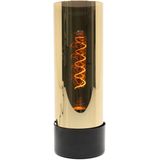 Eglo - Keyns - Tafellamp - Zwart Goud - ⌀10cm - E27