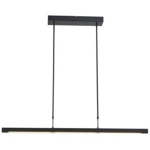 Hanglamp Real 3 zwart nikkel 100 cm