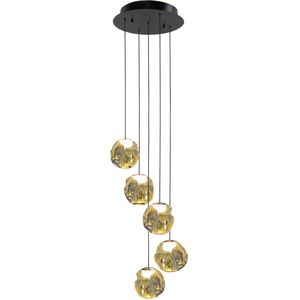 Hanglamp Melina 5-lichts Rond