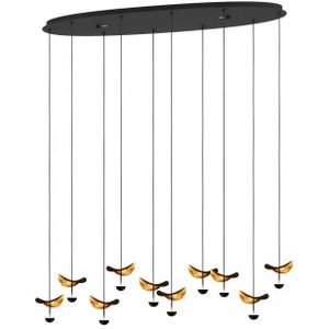 Hanglamp Dracera Ovaal 10-lichts
