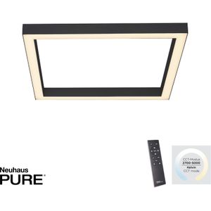 Plafondlamp Pure Lines Square Antraciet