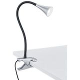 Klemlamp Viper Zilver / Zwart LED (3W)