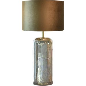 Tafellamp Raku Cilinder round pearl