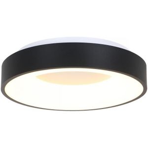 Plafondlamp Ringlede 48cm zwart