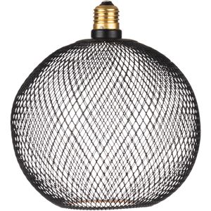 Segula - Floating Cage Globe - LED Lamp - Zwart - 180 mm