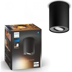 Philips Hue opbouwspot Pillar 1-lichts zwart