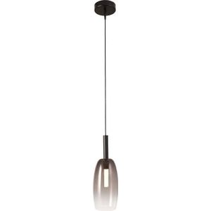 Hanglamp Lido Smoke Ovaal 17cm