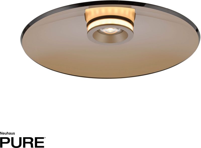 Plafondlamp - Brons - Pure Moon - Ø 50 cm - LED 25 Watt - Warm Wit Licht