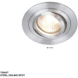 Steinhauer - Pélite - Inbouwspot - Staal - Draai- en Kantelbaar - GU10 Fitting