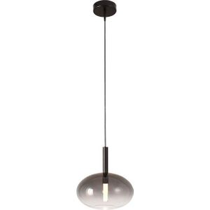 Hanglamp Lido Smoke Ovaal 24cm