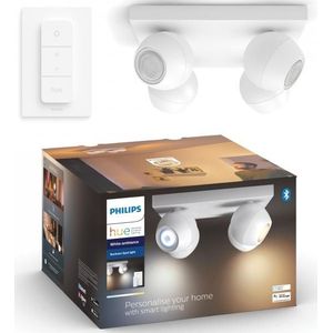 Philips Hue opbouwspot Buckram 4-lichts wit