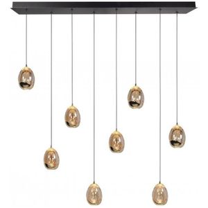 Hanglamp Golden Egg 8-lichts Recht