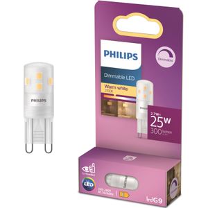 Energiezuinige Philips LED Capsule Transparant - 25 W - G9 - Dimbaar warmwit licht - Bespaar op energiekosten