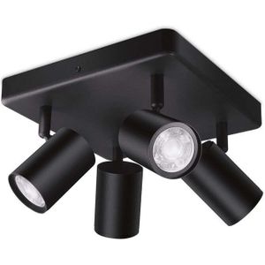 WiZ - Imageo 4 Plafondlamp Square RGB Black