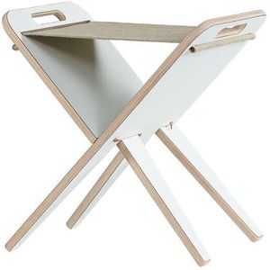 Piet Hein - Klaburet Stool White/Linen