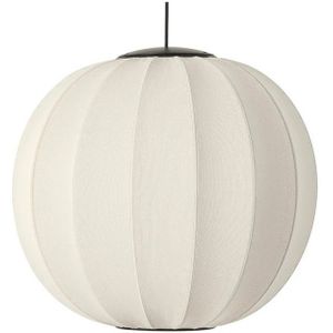 Made By Hand - Knit-Wit 60 Round LED Hanglamp Pearl White