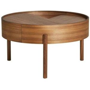 Woud - Arc Sofa-tafel Ø66 Walnut