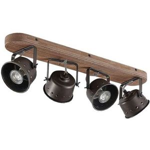 Lindby - Rubinjo 4 Plafondlamp Wood/Black Lindby
