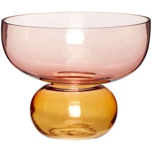 Hübsch - Show Vase Amber/Rose