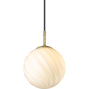 Halo Design - Twist Ball Hanglamp Ø15 Opal/Brass