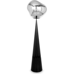 Tom Dixon - Melt Cone Fat Vloerlamp Silver/Black