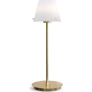 Herstal - Gil Tafellamp Satin/Brass