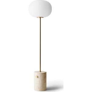 Audo Copenhagen - JWDA Vloerlamp Travertine/Brushed Brass