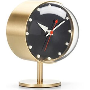 Vitra - Night Clock Brass/Black Vitra