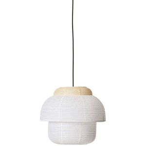 Made By Hand - Papier Double Hanglamp Ø40 Soft Yellow