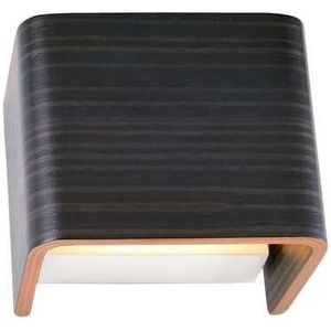 SLV - Mana Square Wandlamp DTW H10xL12 Grey/Brown