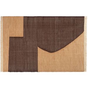 ferm LIVING - Forene Rug 140x200 Tan/Chocolate ferm LIVING