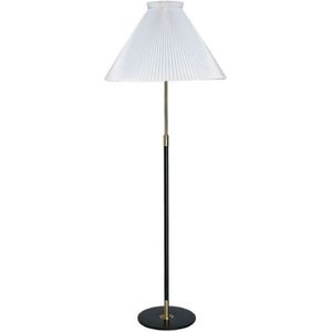 Le Klint - 351 Staande Lamp met Papieren Scherm Zwart/Geelkoper