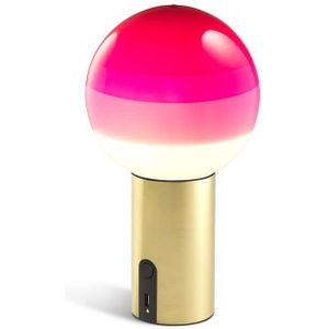 Marset - Dipping Light Portable Bordlampe Pink/Brushed Brass