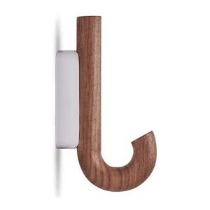 GEJST - Hook Kapstokhaak Mini Walnoot/Chroom