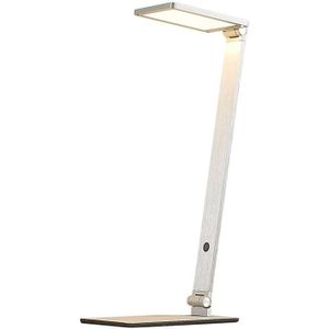 Lucande - LED bureaulamp- met dimmer - 1licht - aluminium - H: 41 cm - aluminium - Inclusief lichtbron