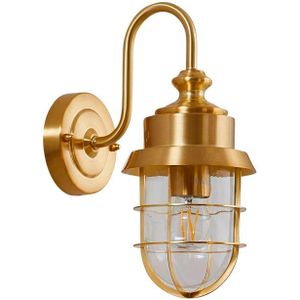 Lindby - Adalie Buiten Wandlamp Geel Koper