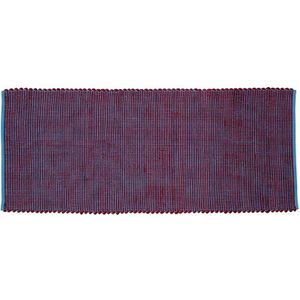 Hübsch - Kawa Runner 80x200 Burgundy/Blue Hübsch