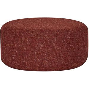 Hübsch - Marshmellow Poef Large Rood