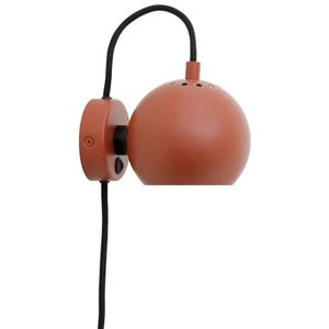 Frandsen - Ball Wandlamp Matt Terracotta Red