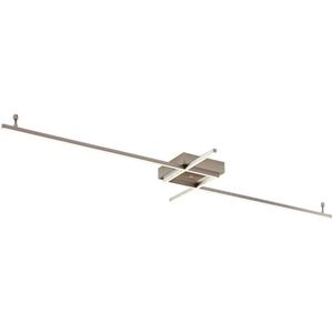 Lucande - Keki LED Plafondlamp w/Remote Control Silver Lucande