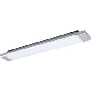 Arcchio - LED plafondlamp - 1licht - Polycarbonaat, aluminium - H: 4.6 cm - wit, zilver - Inclusief lichtbron