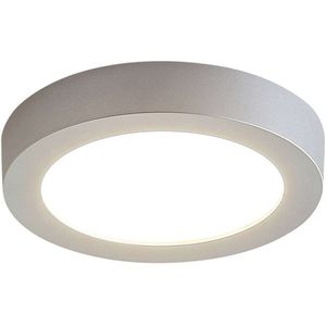 Arcchio - Plafondlamp badkamer - 1licht - kunststof - H: 3.9 cm - zilver, wit - Inclusief lichtbron