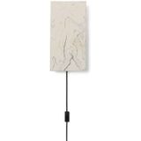 Ferm Living - Argilla Wandlamp Rectangular Marble White