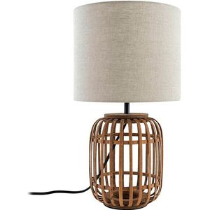 Lindby - Marzanna Tafellamp Grey/Wood